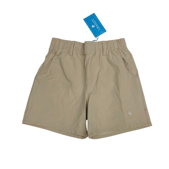 NWT J. Bailey Size Lg Stone Khaki Performance Shorts - Picture 1 of 6